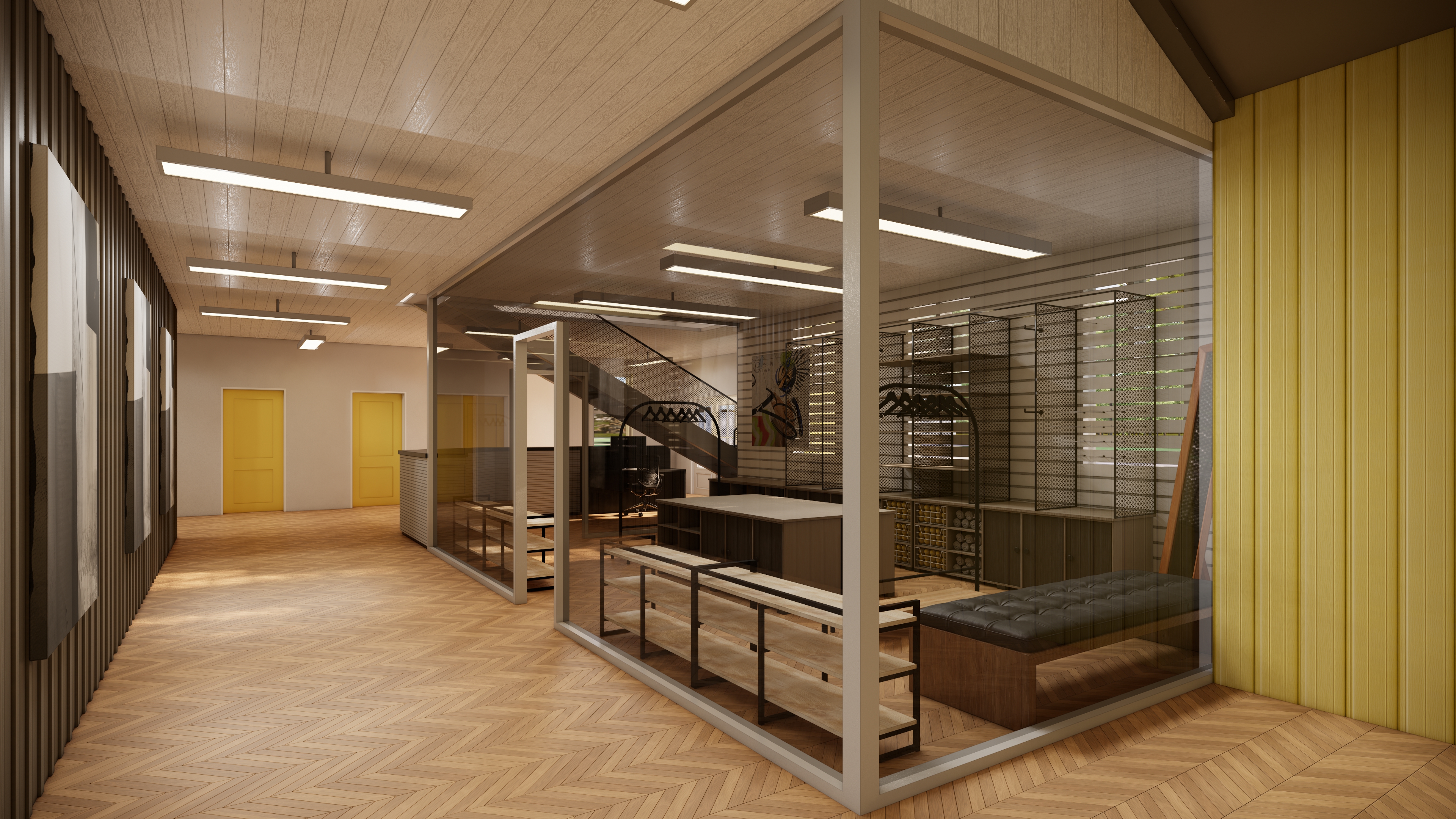 Hallway Modern Fixtures